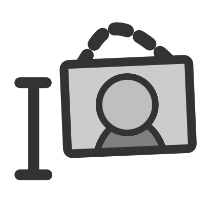 Download free grey cursor person icon